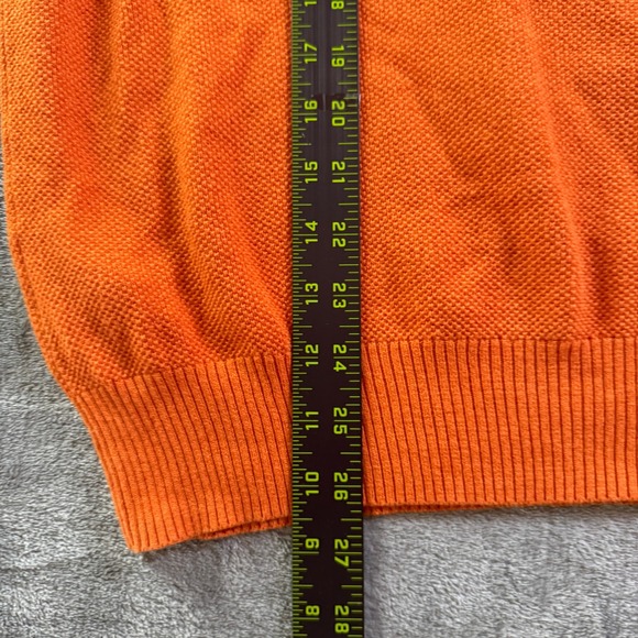 Brooks Brothers Button Mock Neck Pullover Sweater Cotton Cashmere L - Picture 5 of 7